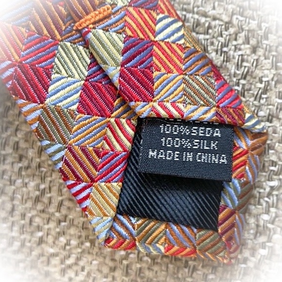 😎Really Stunning Multicolored Peacock Silk Mens Toe😎 - Picture 6 of 10